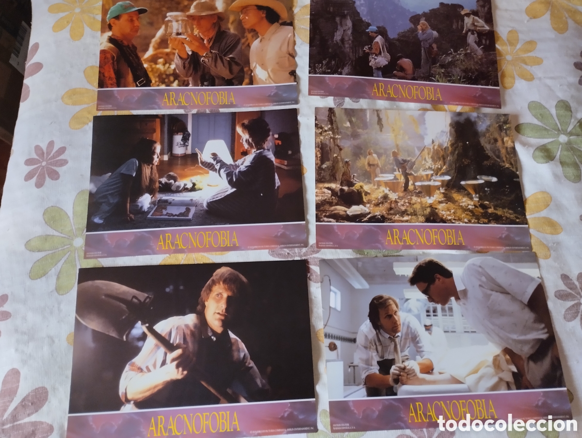 Cine: 12 FOTOCROMOS - ARACNOFOBIA - SET COMPLETO