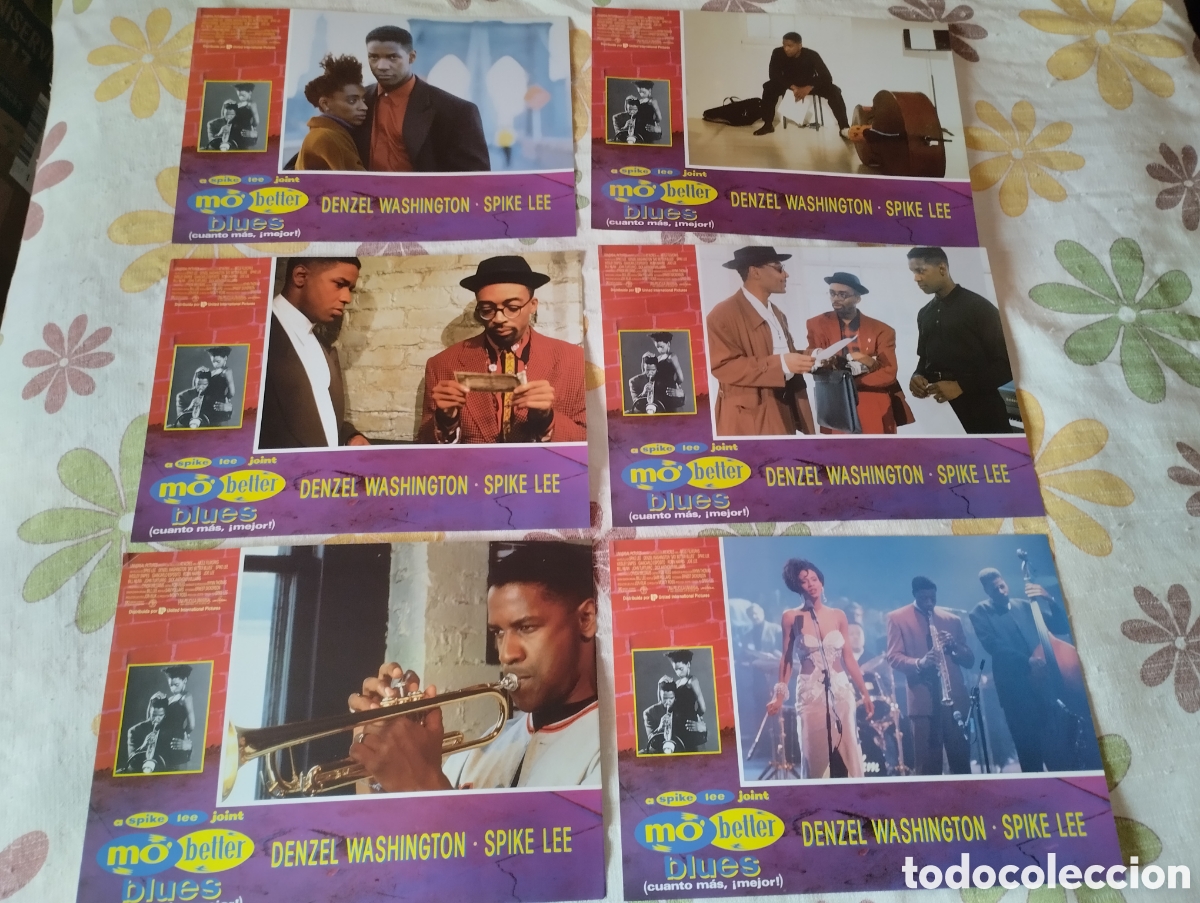 Cine: 12 FOTOCROMOS - MO BETTER BLUES - SER COMPLETO
