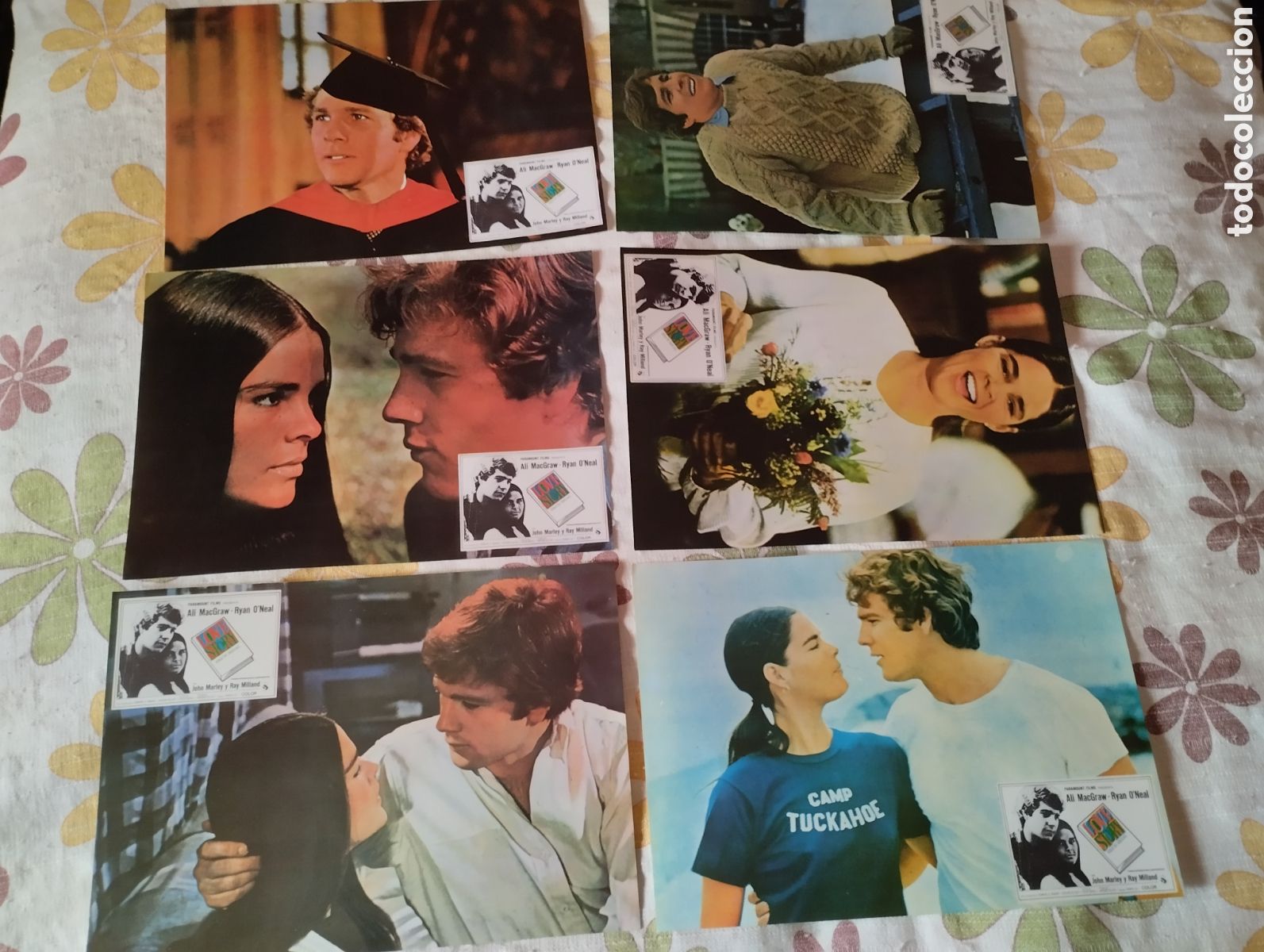 Cine: 12 FOTOCROMOS - LOVE STORY - SET COMPLETO