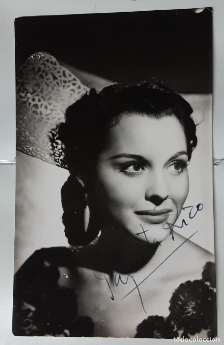Cine: PAQUITA RICO, FOTOGRAFIA FIRMADA.