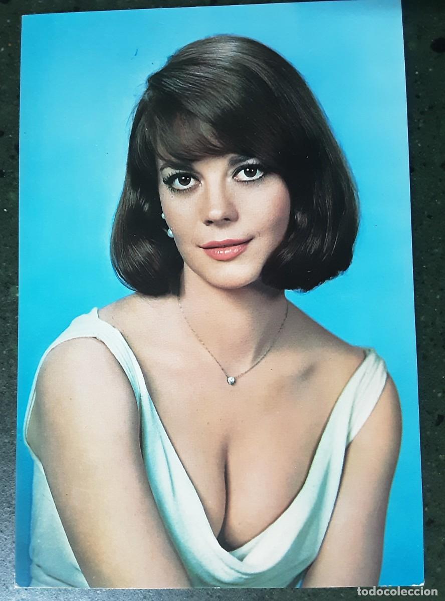 Cine: NATALIE WOOD, TARJETA POSTAL DEL FILM LA P&Iacute;CARA SOLTERA.