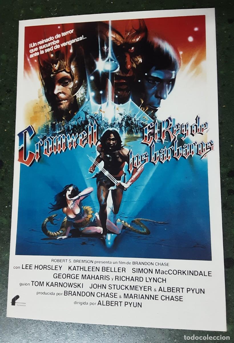Cine: CROMWELL, EL REY DE LOS BARBAROS, LEE HORSLEY, KATHLEEN BELLER.
