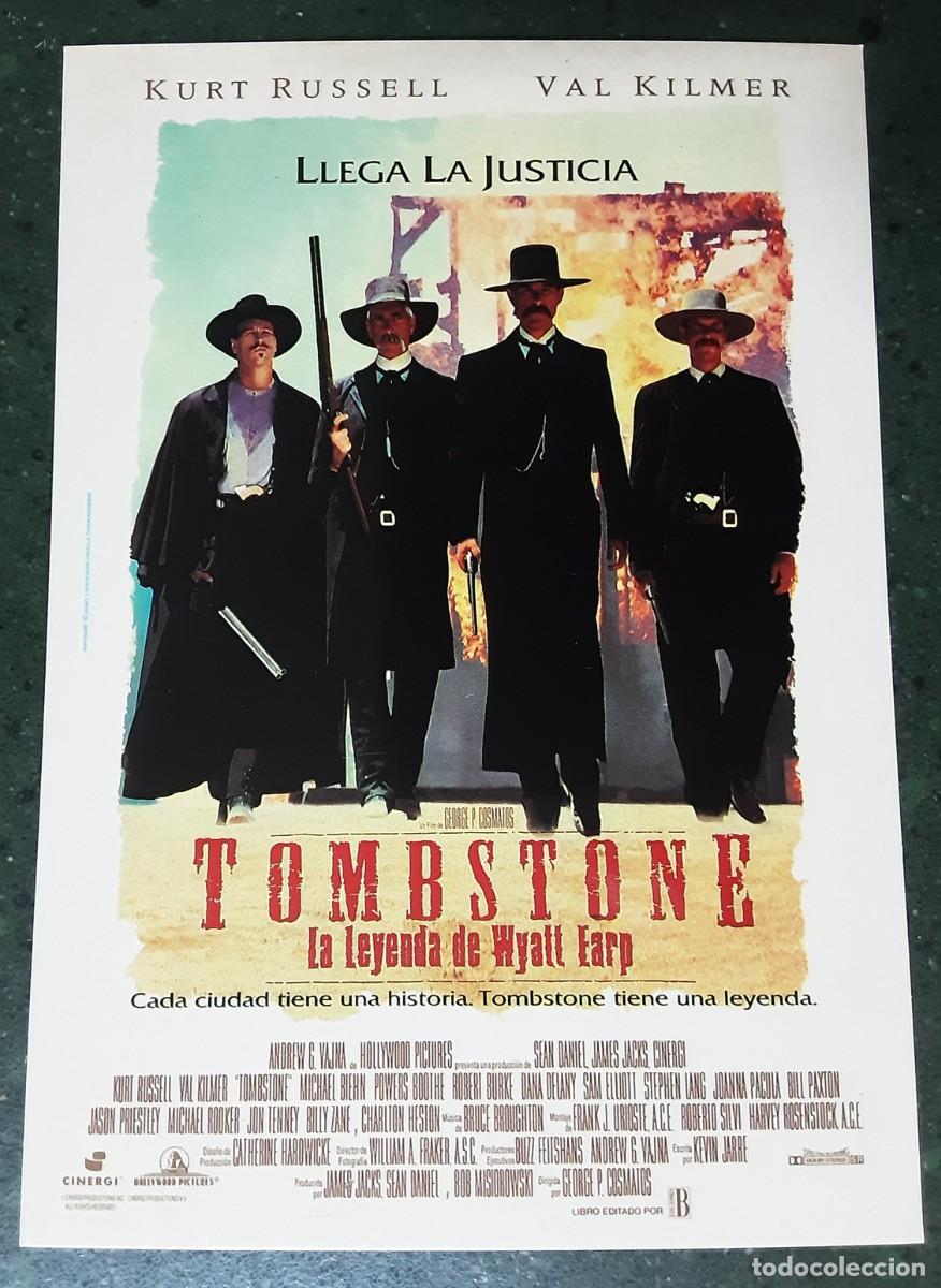 Cine: TOMBSTONE, LA LEYENDA DE WYATT EARP, KURT RUSSELL, VAL KILMER.