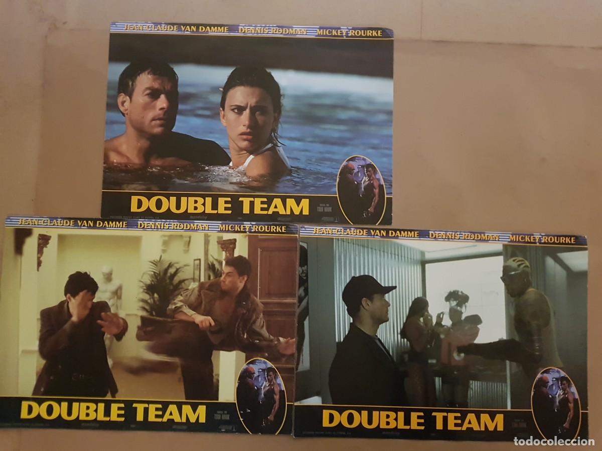 Cine: DOUBLE TEAM - 3 FOTOCROMO 34CMX24CM