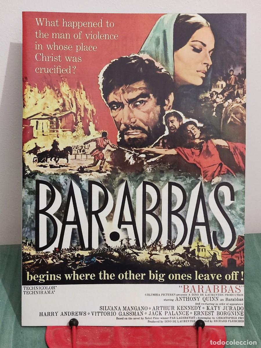 Cine: Barrabas . Ficha A4 revista Accion cine