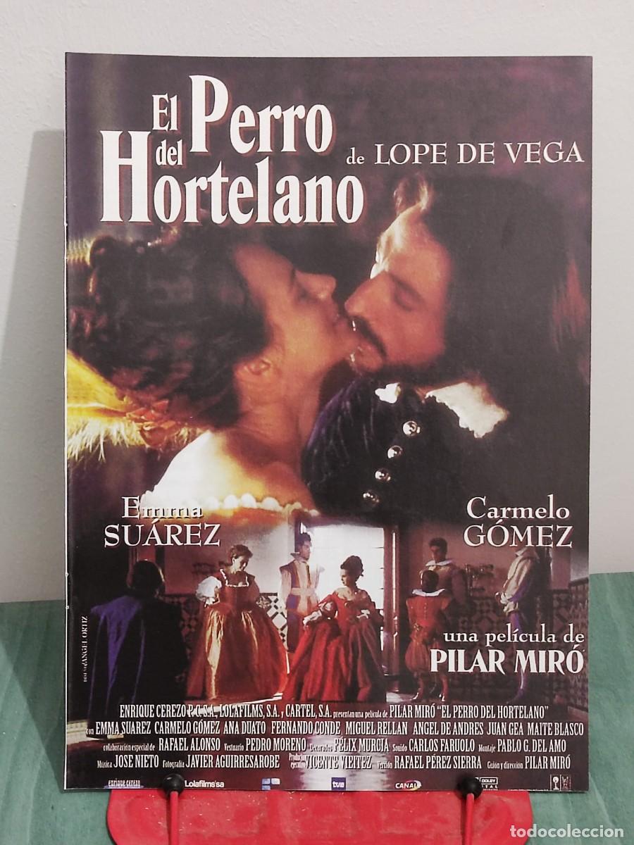 Cine: El perro del hortelano . Ficha A4 revista Accion cine