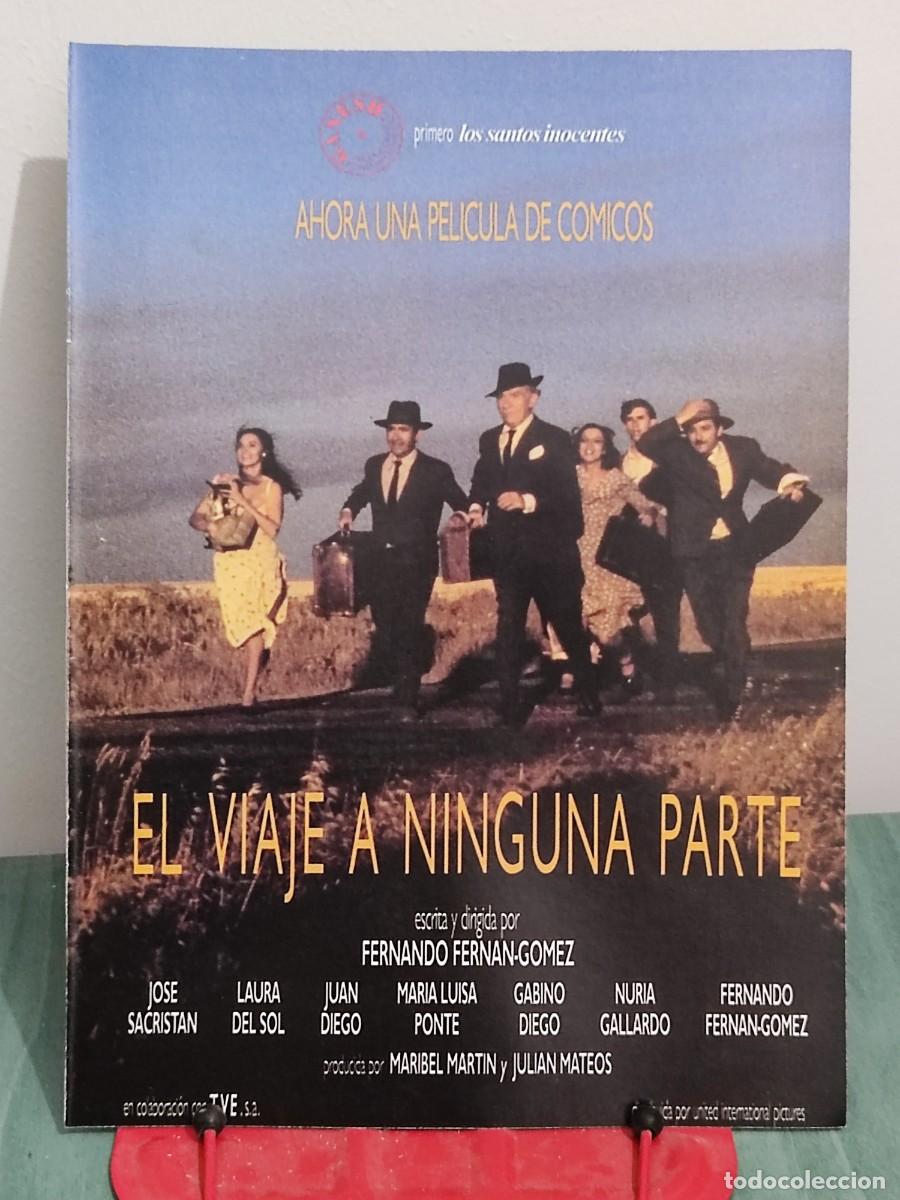 Cine: El viaje a ninguna parte . Ficha A4 revista Accion cine