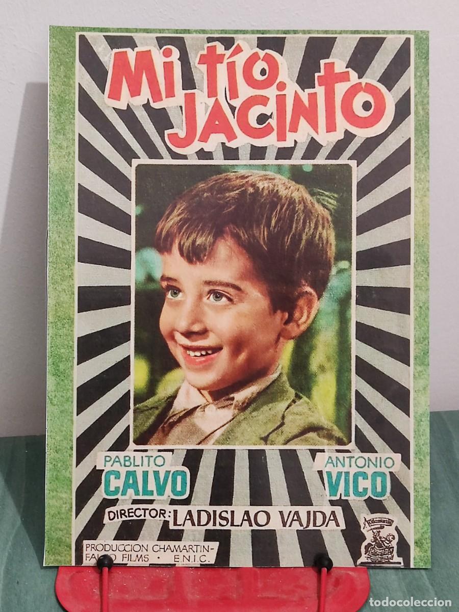 Cine: Mi tio Jacinto . Ficha A4 revista Accion cine