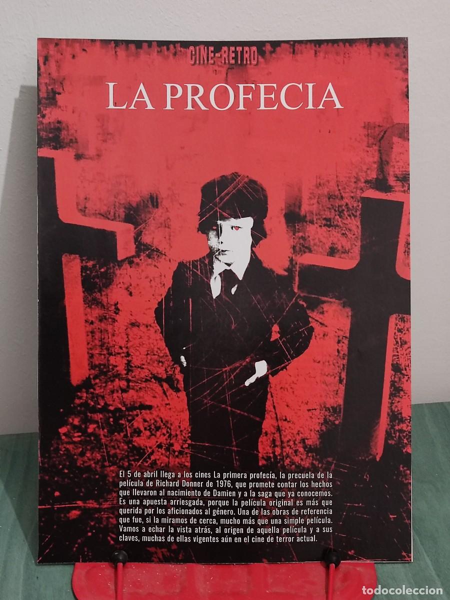 Cine: La profecia . Reportaje 4 paginas revista Accion cine