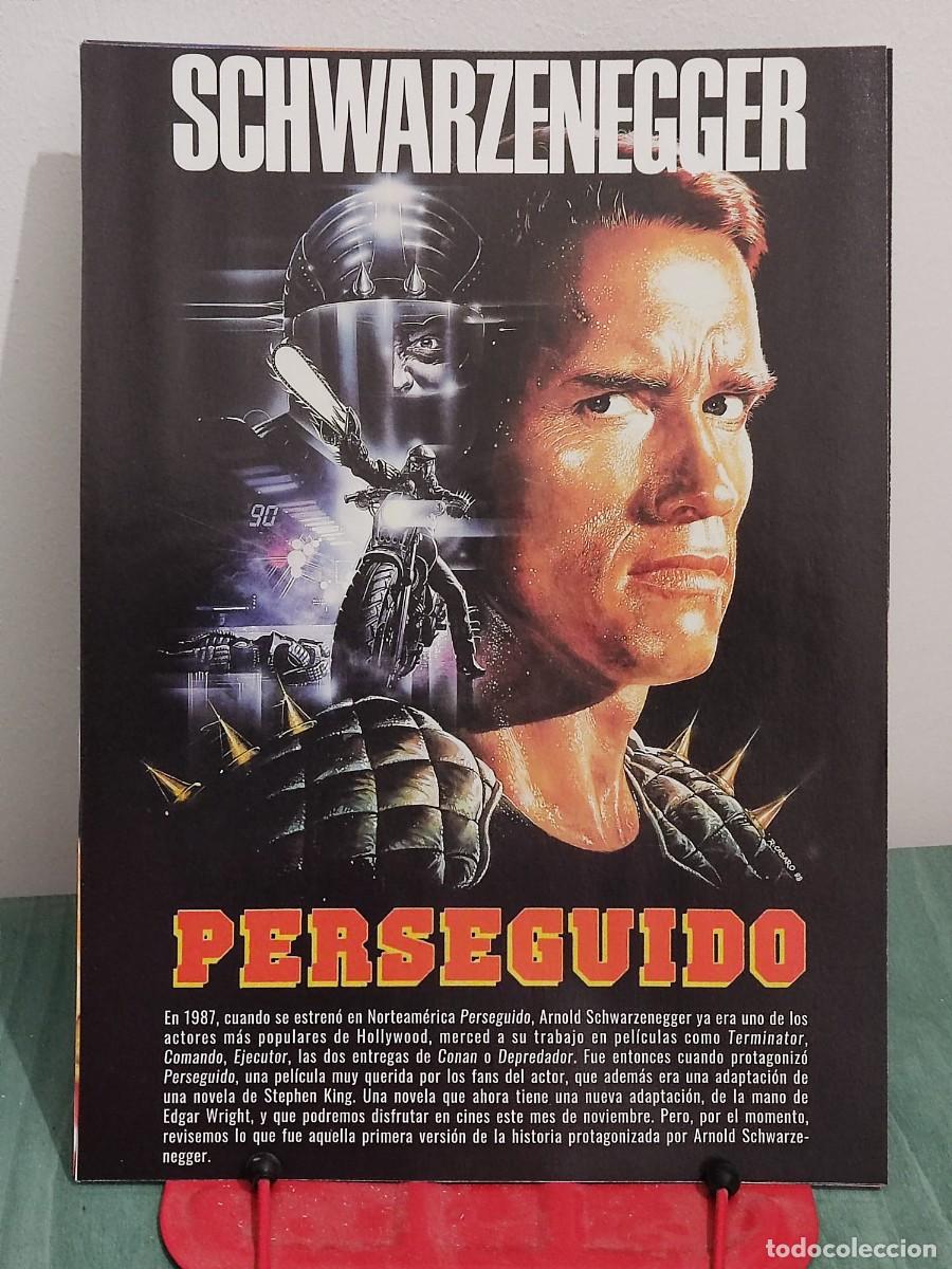 Cine: Perseguido . Reportaje 4 paginas revista Accion cine