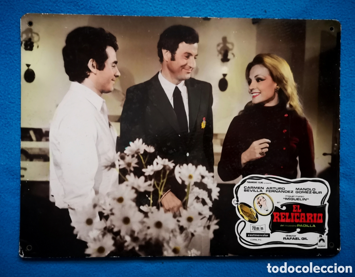 Cine: EL RELICARIO - FOTOCROMO DE CARTON