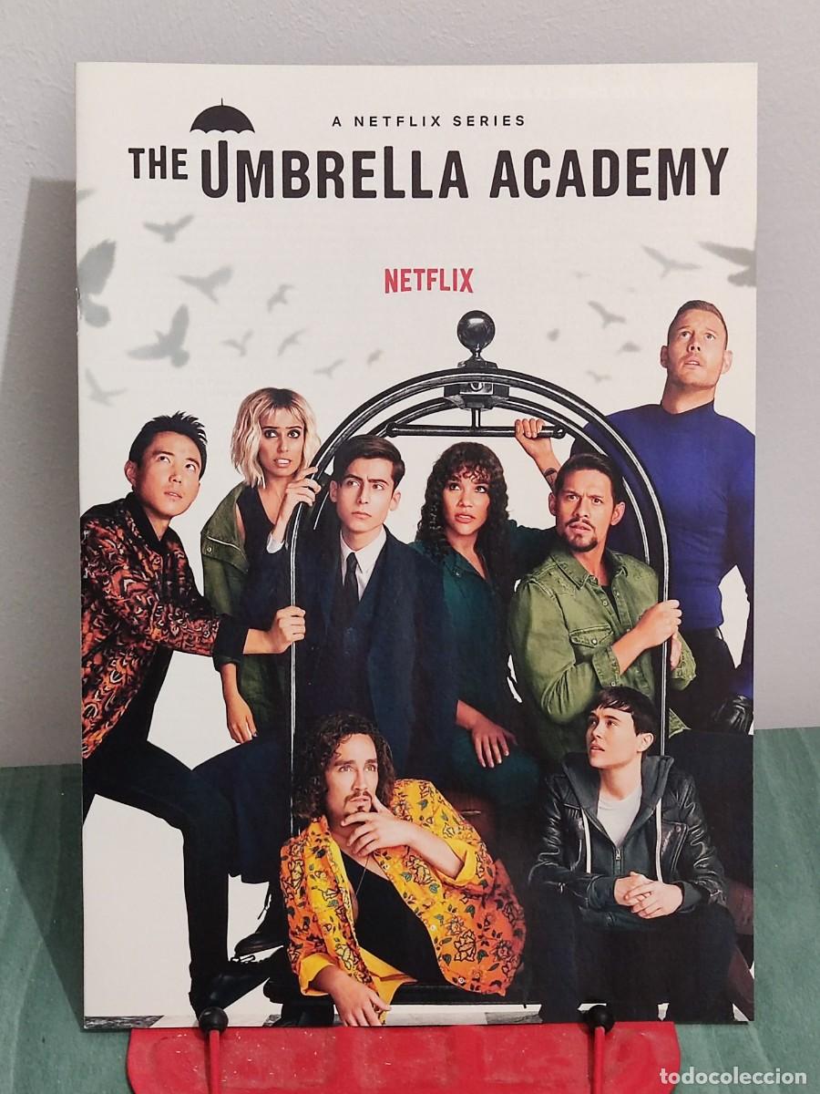 Cine: The umbrella academy . Ficha A4 revista Accion cine