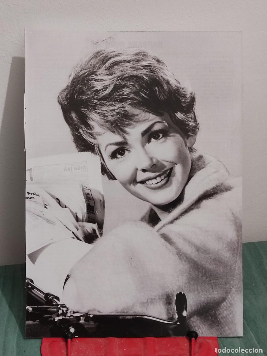 Cine: Barbara Rush . Ficha A4 revista Accion cine