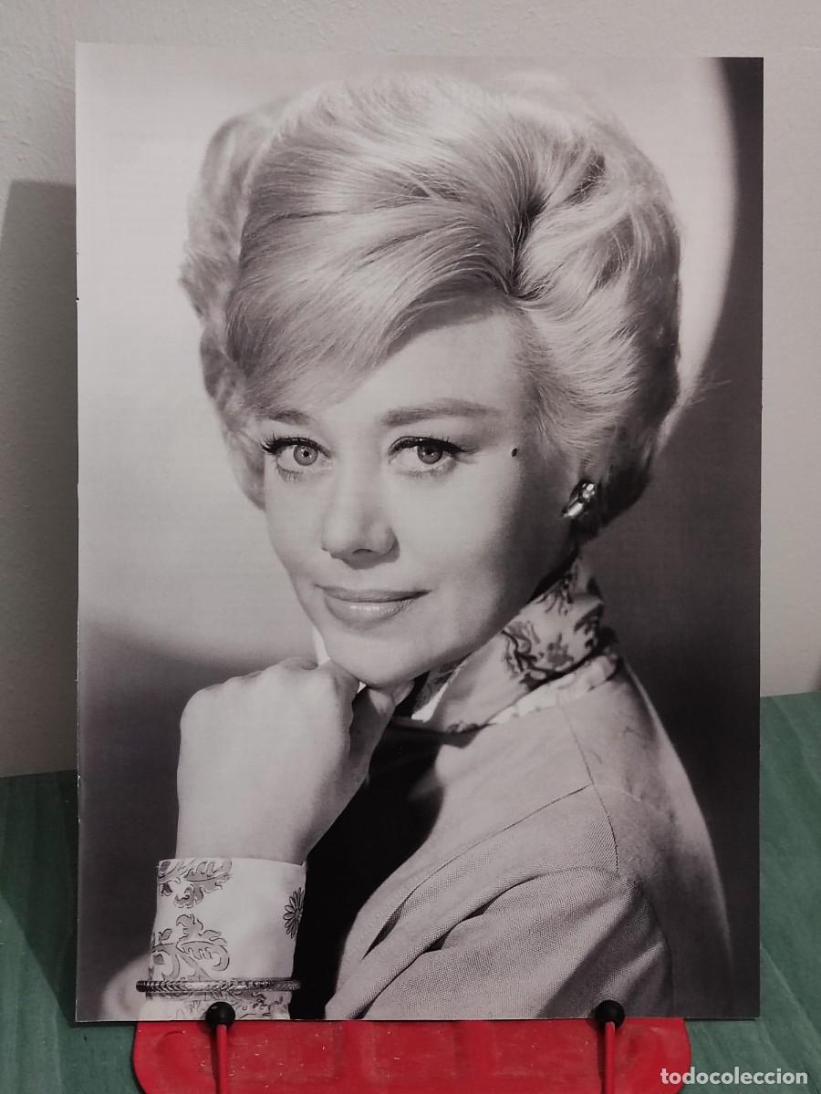 Cine: Glynis Johns . Ficha A4 revista Accion cine