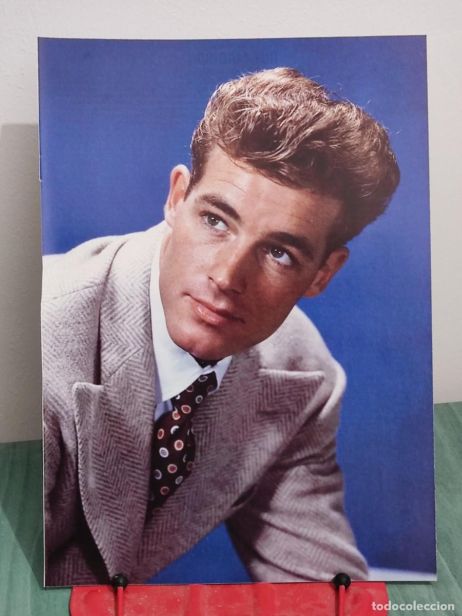 Cine: Guy Madison . Ficha A4 revista Accion cine