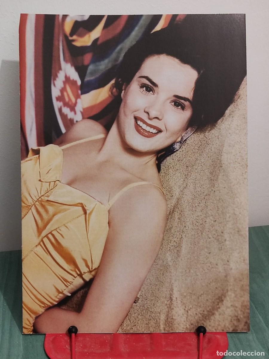 Cine: Jean Peters . Ficha A4 revista Accion cine