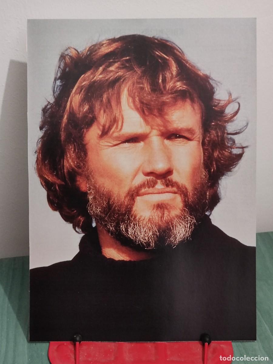 Cine: Kris Kristofferson . Ficha A4 revista Accion cine