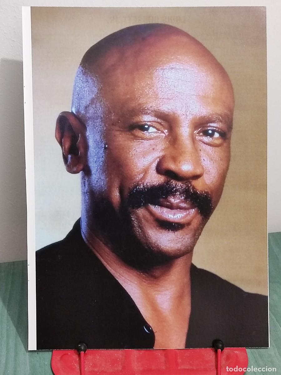 Cine: Louis Gossett Jr . Ficha A4 revista Accion cine