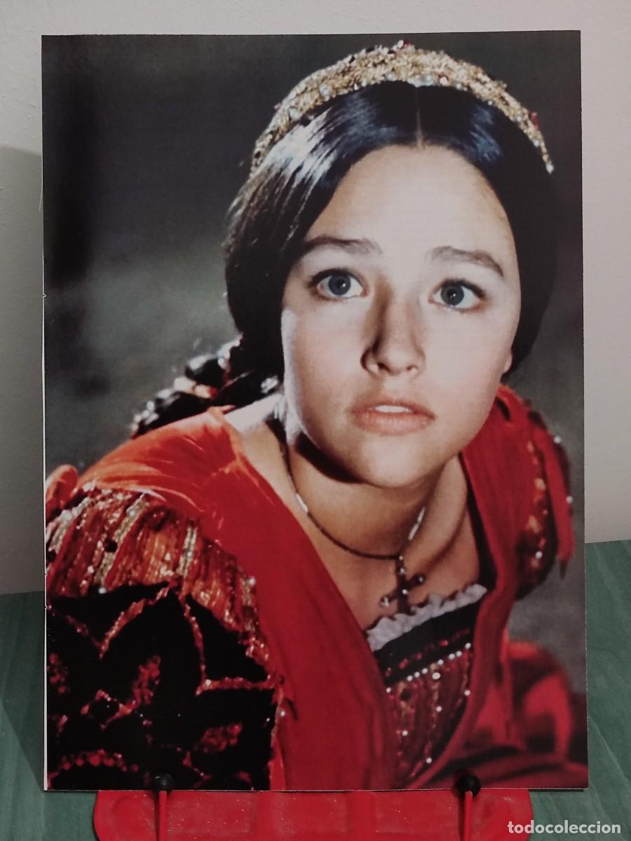 Cine: Olivia Hussey . Ficha A4 revista Accion cine