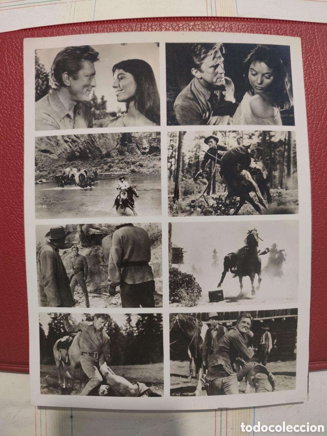 Cine: Foto - Pacto de honor - The Indian Fighter - Kirk Douglas, E. Martinelli - Original de distribuidora