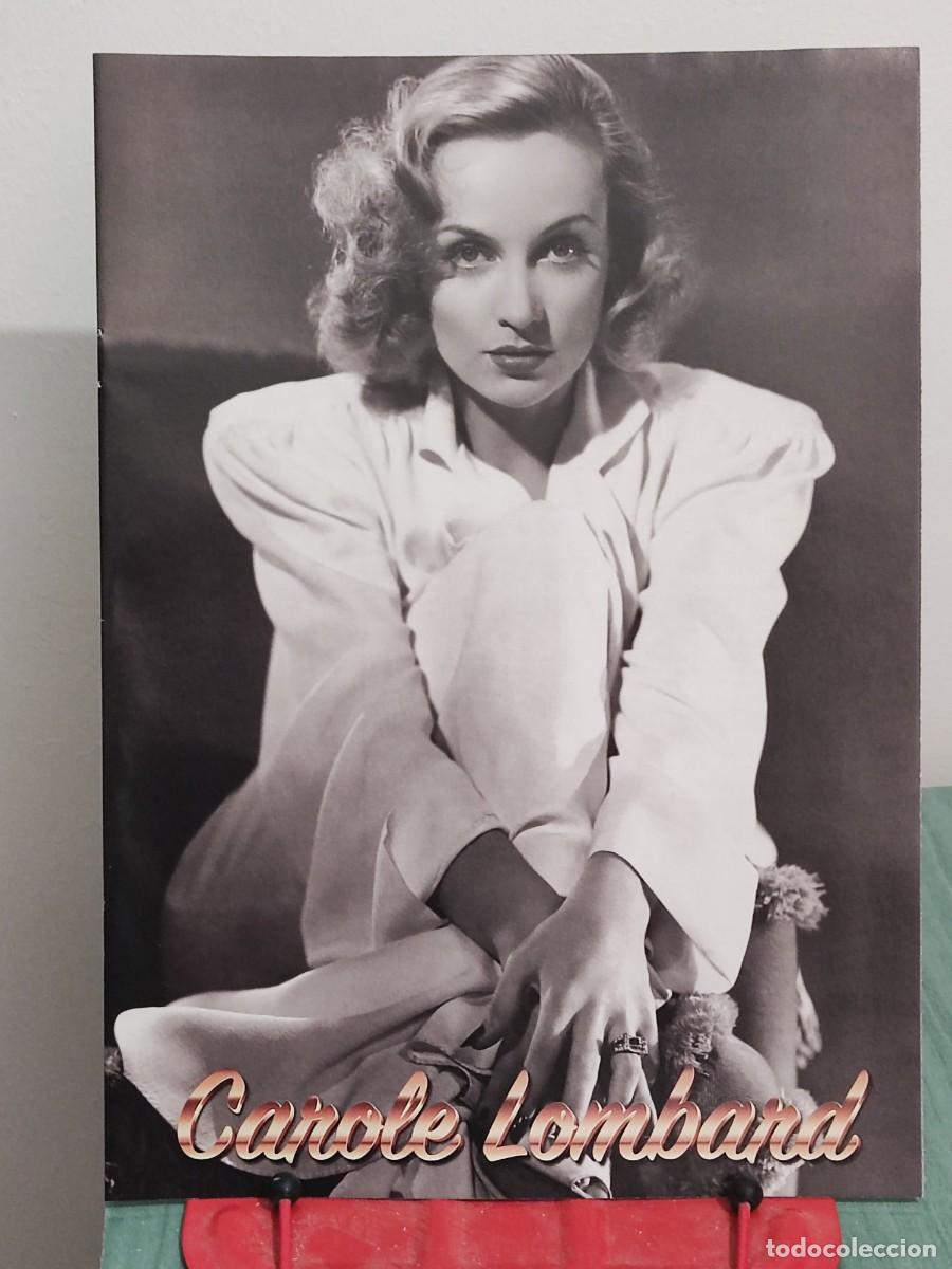 Cine: Carole Lombard . Reportaje 8 paginas revista Accion cine