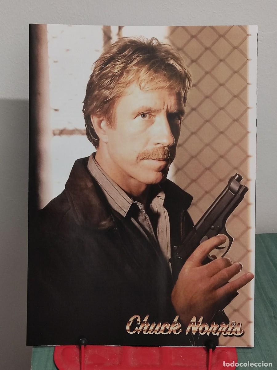 Cine: Chuck Norris . Reportaje 8 paginas revista Accion cine