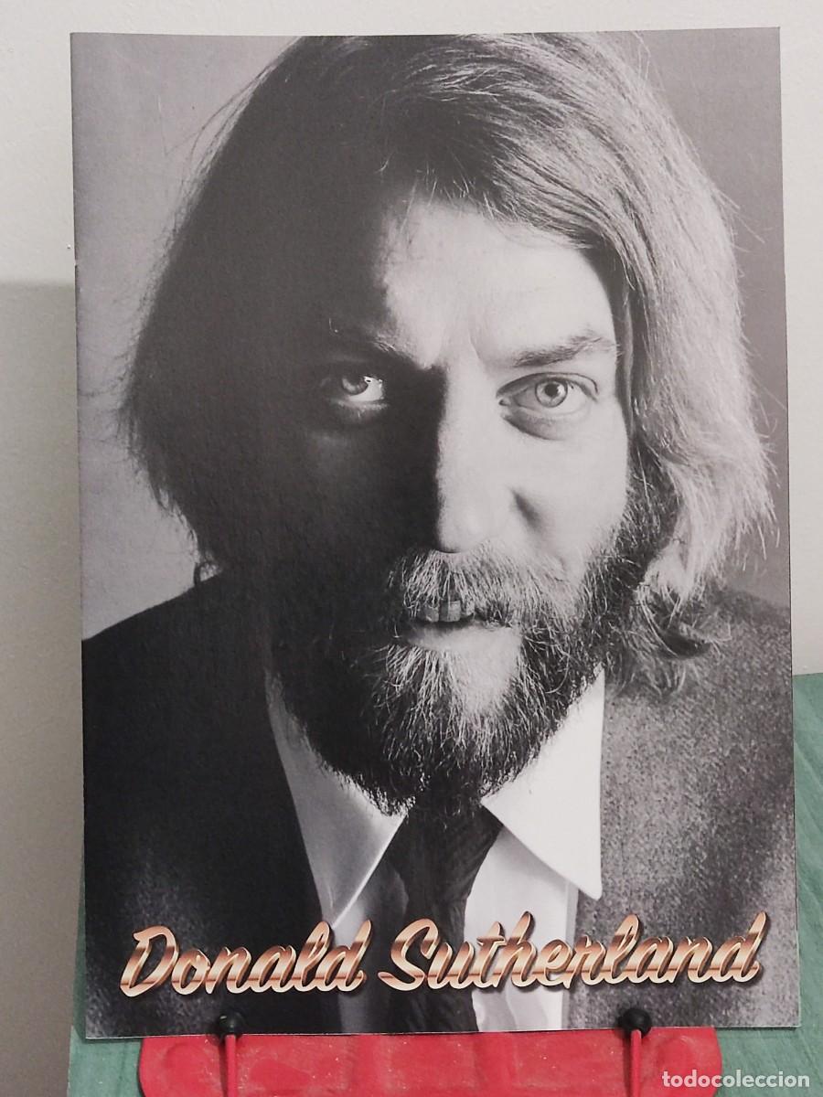 Cine: Donald Sutherland . Reportaje 8 paginas revista Accion cine
