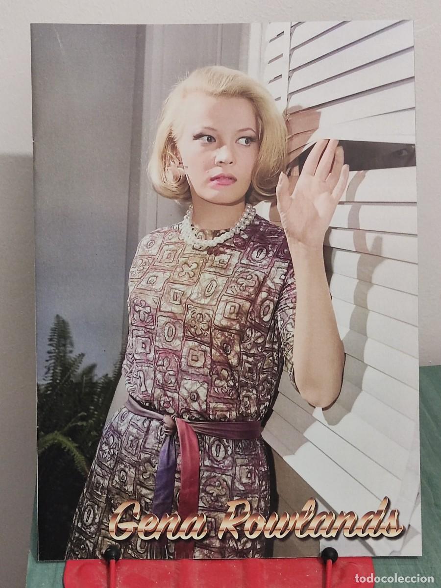 Cine: Gena Rowlands . Reportaje 8 paginas revista Accion cine
