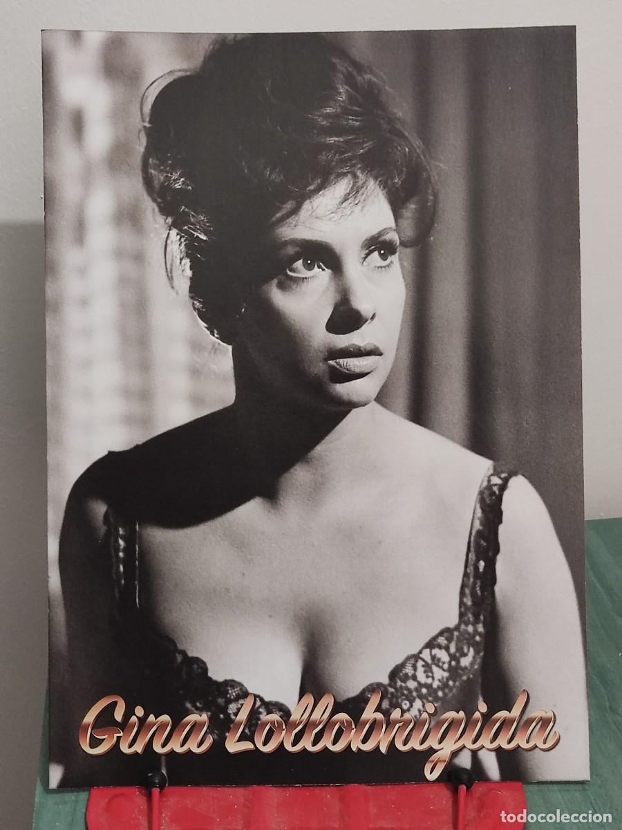 Cine: Gina Lollobrigida . Reportaje 8 paginas revista Accion cine