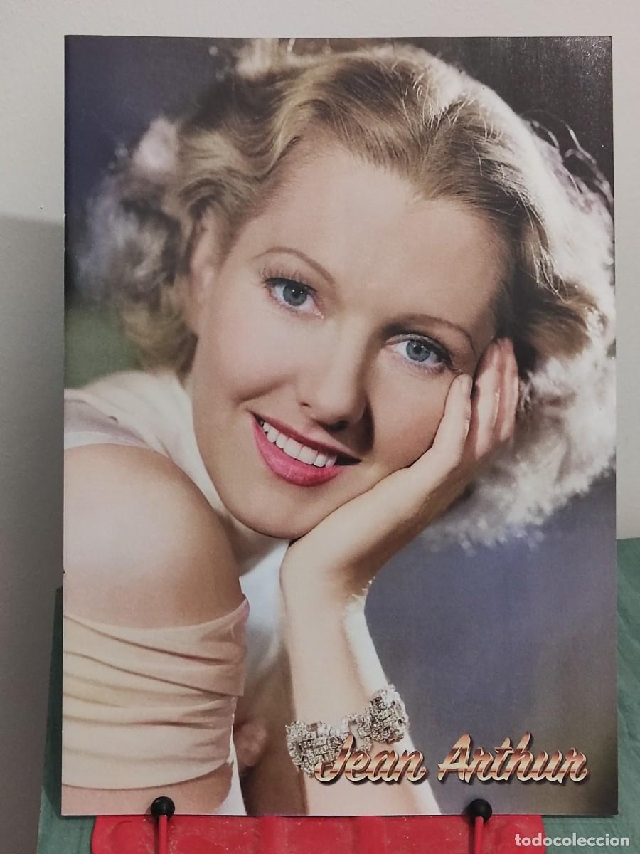 Cine: Jean Arthur . Reportaje 8 paginas revista Accion cine