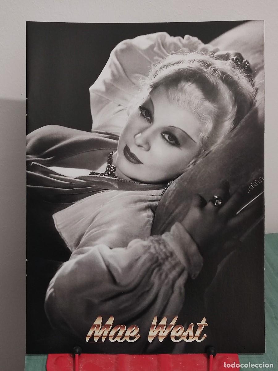 Cine: Mae West . Reportaje 8 paginas revista Accion cine