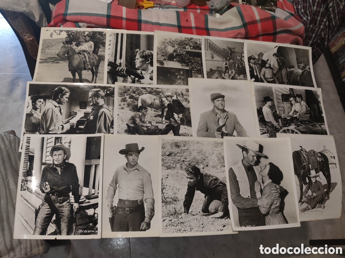 Cine: Lote 14 Fotos - Original de distribuidora - Western - Oeste - A&ntilde;os 50