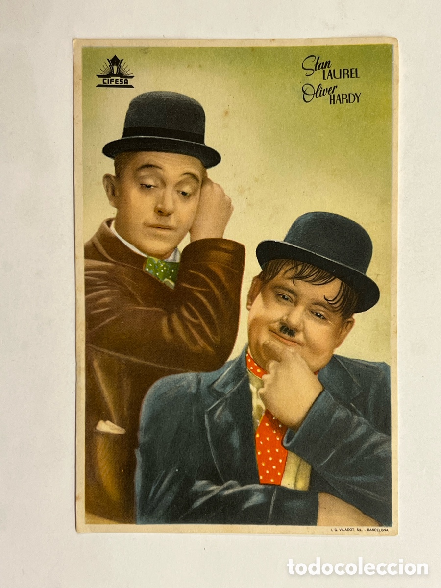 Cine: CIFESA. Stan Laurel, Oliver Hardy, Edita I. G. VILADOT, S.L. BARCELONA