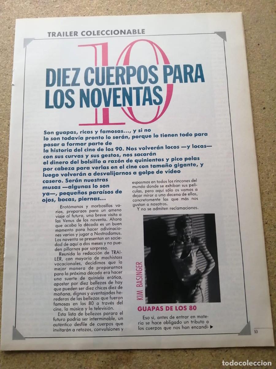 Cine: REPORTAJE 10 CUERPOS PARA LOS NOVENTA (DIANE LANE - DEMI MOORE - VANITY -...)