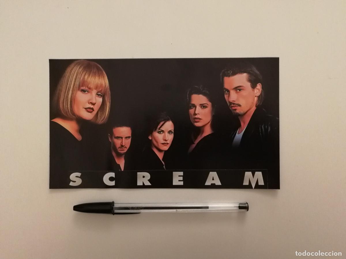 Cine: TARJETA ACARTONADA - SCREAM - TERROR SLASHER - WES CRAVEN - DREW BARRYMORE - NEVE CAMPBELL