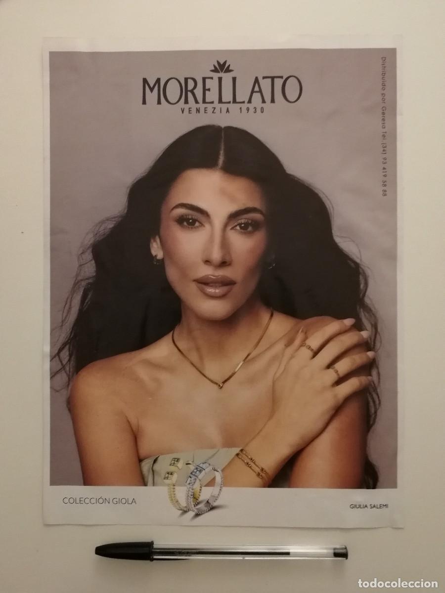 Cine: LAMINA ACARTONADA -A4- Giulia Salemi - PUBLICIDAD LAMINA - JOYAS MORELLATO