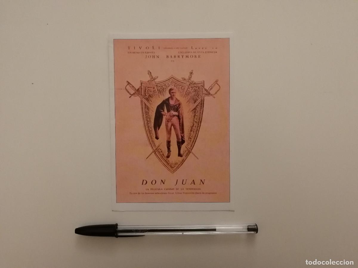 Cine: FICHA COLECCIONABLE -10*15- DON JUAN TENORIO- JOHN BARRYMORE