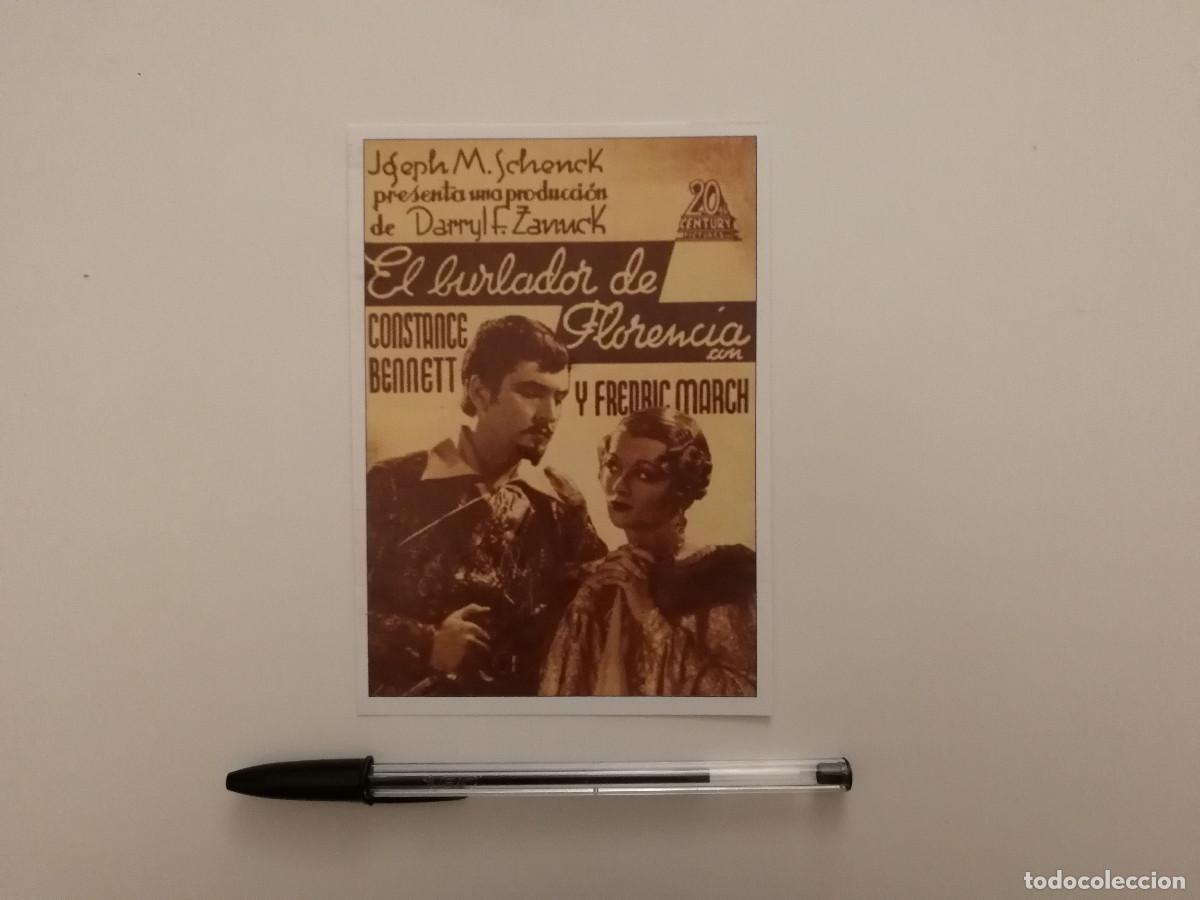 Cine: FICHA COLECCIONABLE -10*15- EL BURLADOR DE FLORENCIA - FREDRIC MARCH