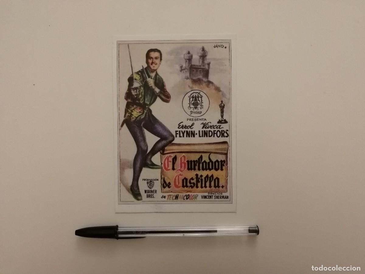 Cine: FICHA COLECCIONABLE -10*15- EL BURLADOR DE CASTILLA - ERROL FLYNN