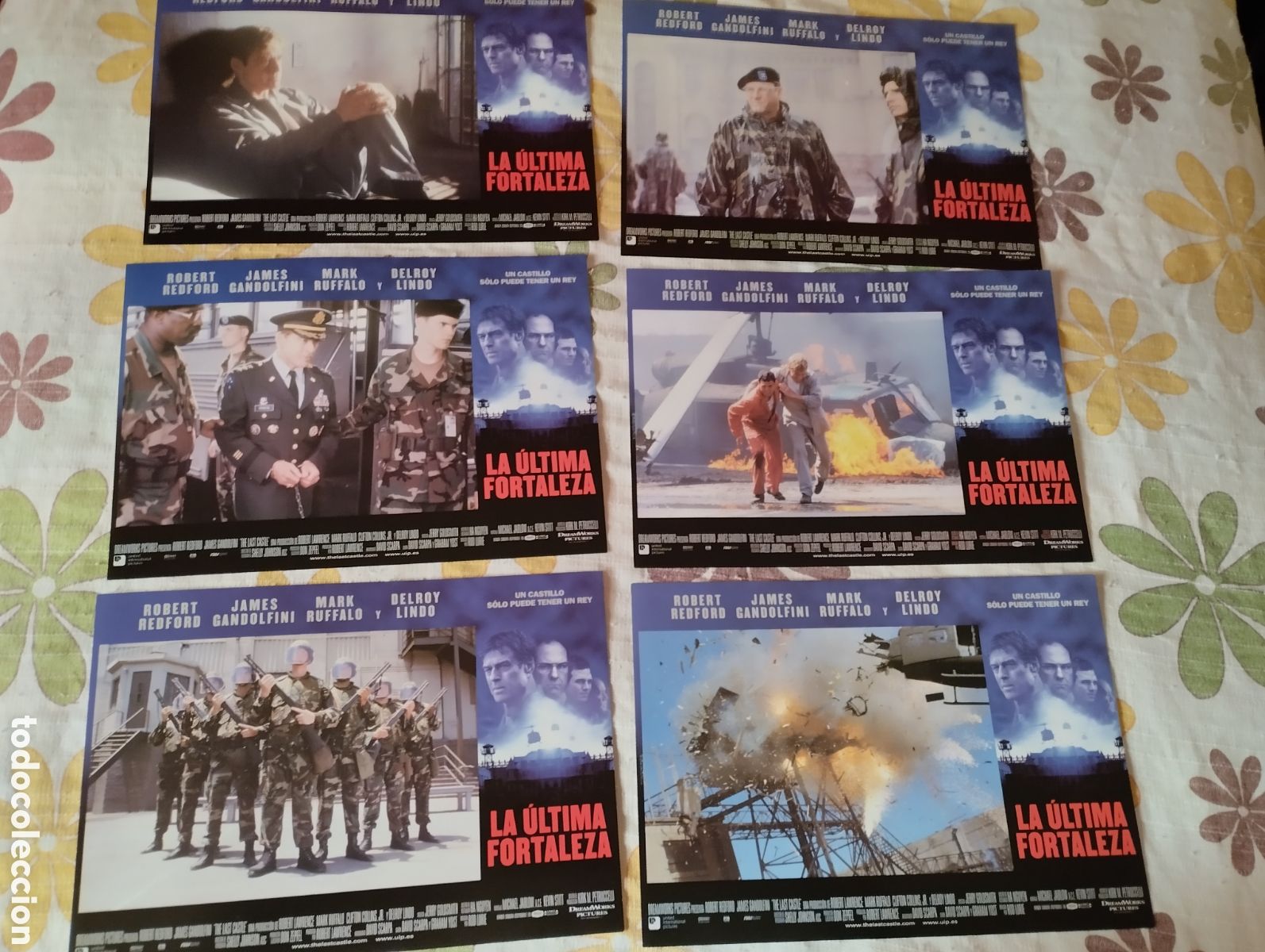 Cine: 12 FOTOCROMOS - LA &Uacute;LTIMA FORTALEZA - SET COMPLETO - ROBERT REFORD