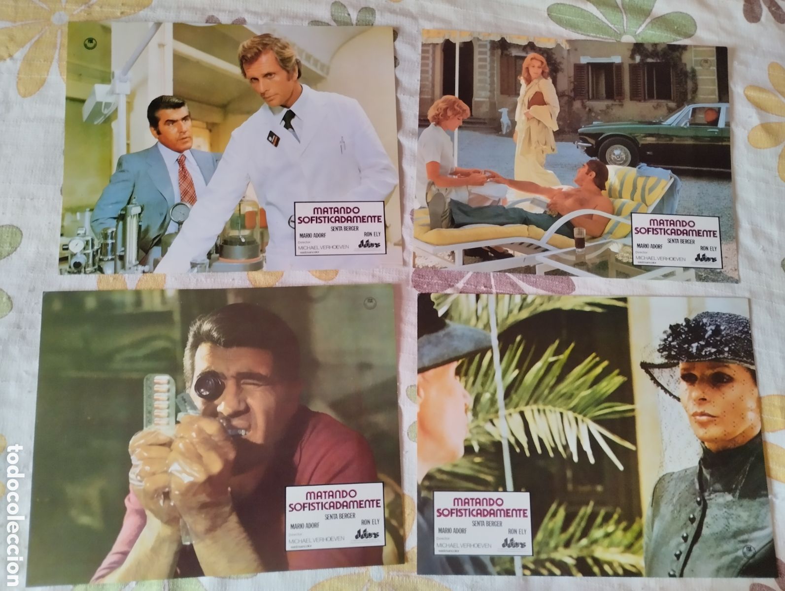 Cine: 12 FOTOCROMOS - MATANDO SOFISTICADAMENTE - SET COMPLETO