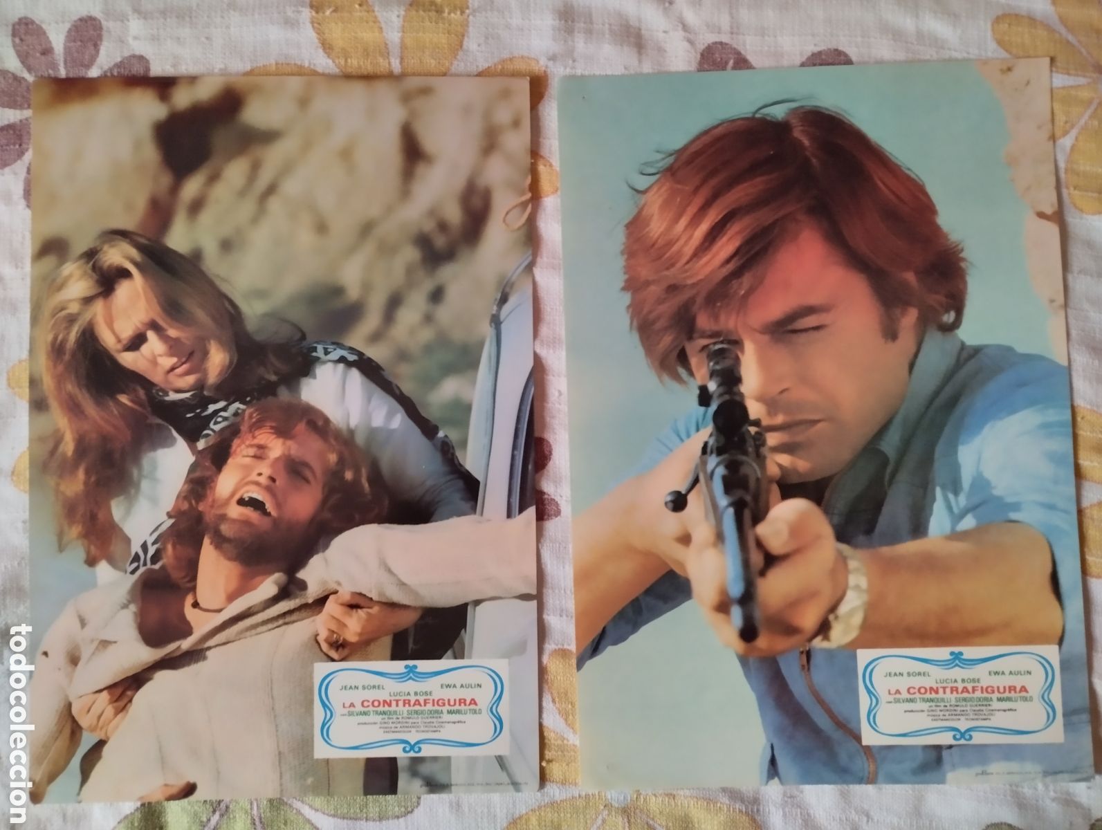 Cine: 12 FOTOCROMOS - LA CONTRAFIGURA - SER COMPLETO