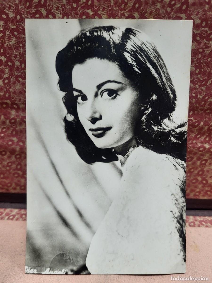 Cine: ANTIGUA POSTAL CINE ACTRIZ CINE PIER ANGELI KORES CARBOPLAN