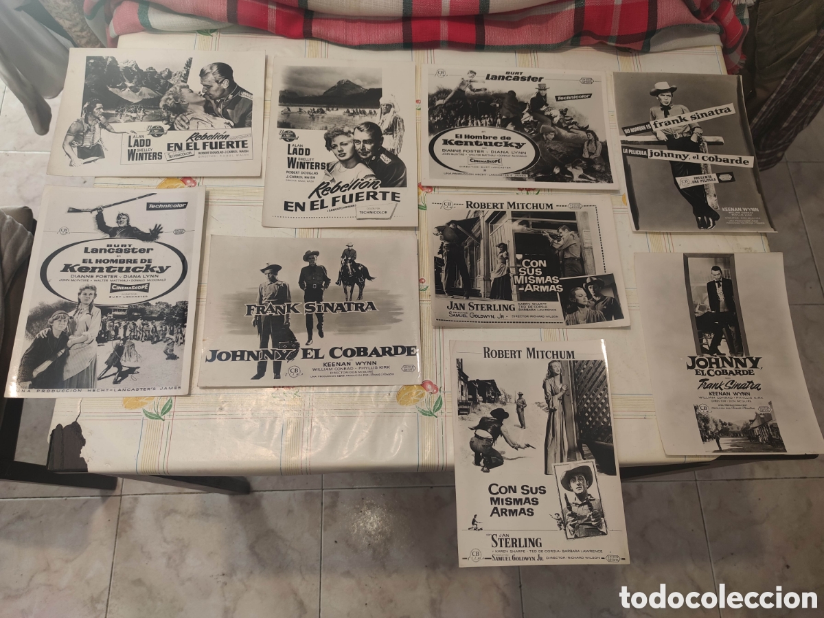Cine: Lote 9 Fotos - Original de distribuidora - Western - Oeste - A&ntilde;os 50