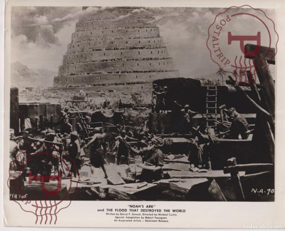 Cin&eacute;ma: Noahs Ark Dir. Michael Curtiz. CINE FILMS. ACTOR. ACTRESS +- 25X20CM