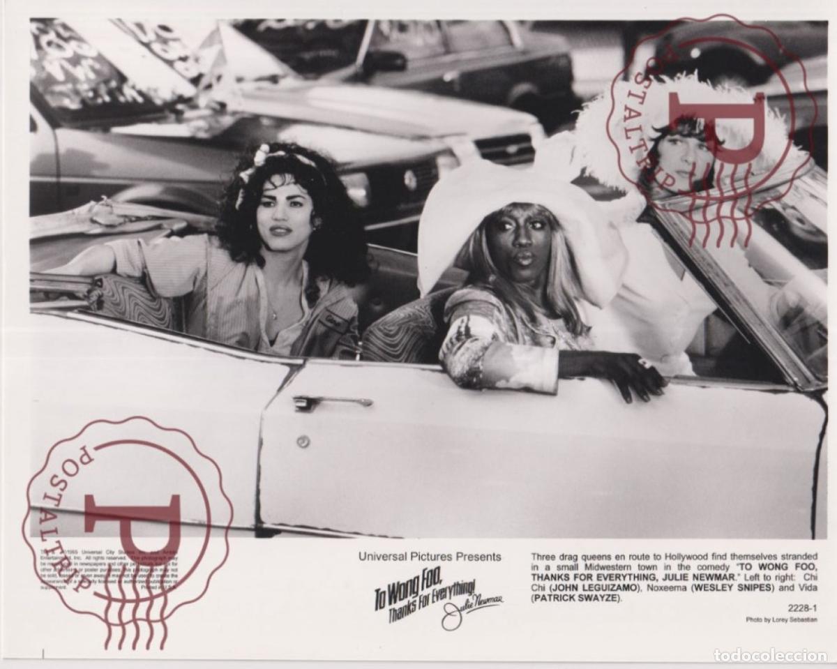 Cinema: To Wong Foo, Thanks For Everything, Julie NewmarCINE FILMS. ACTOR. ACTRESS +- 25X20CM