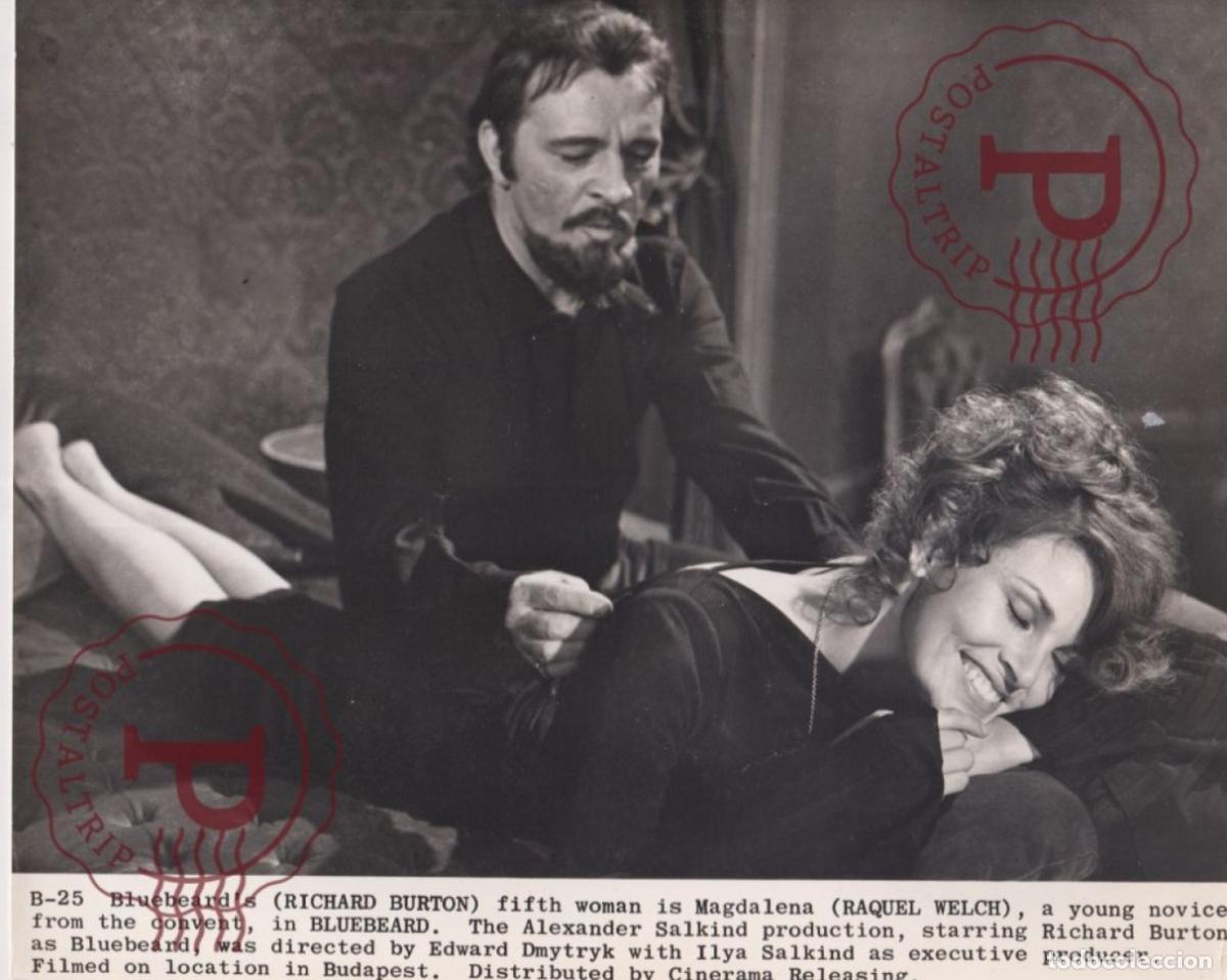 Cine: Bluebeards Richard Burton, Rachel Welch. CINE FILMS. ACTOR. ACTRESS +- 25X20CM
