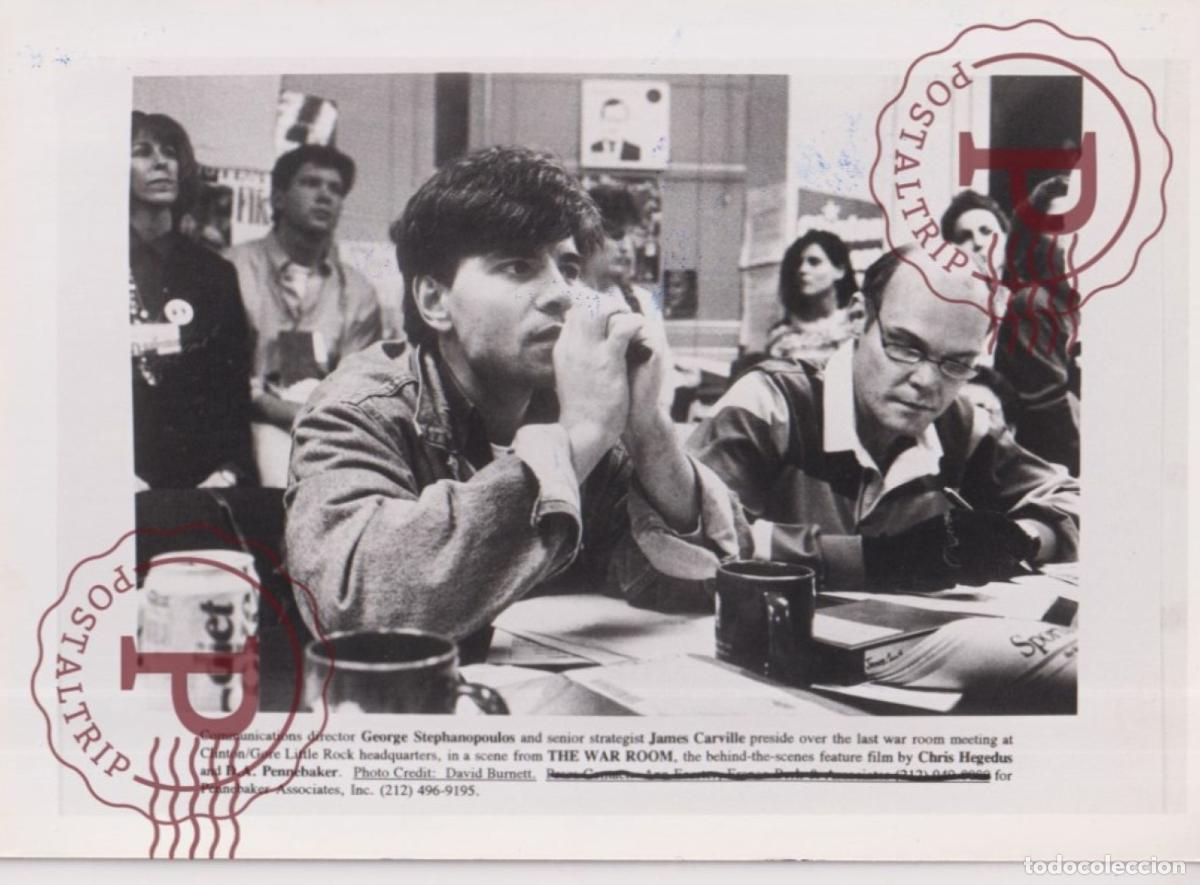 Cine: The War Room James Carville. Dir. Chris Hegedus CINE FILMS. ACTOR. ACTRESS +- 18X12CM