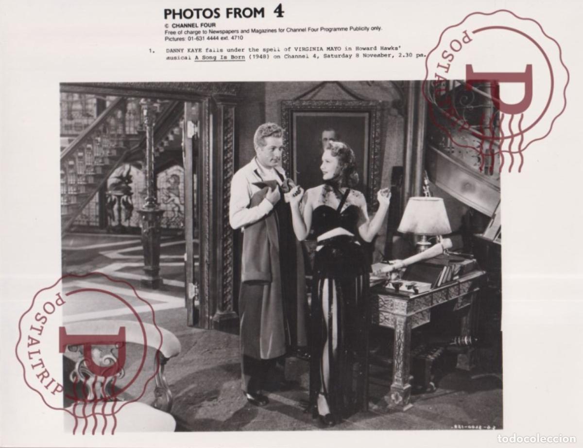 Cine: A Song Is Born Danny Kaye, Virginia Mayo. CINE FILMS. ACTOR. ACTRESS +- 21X16CM