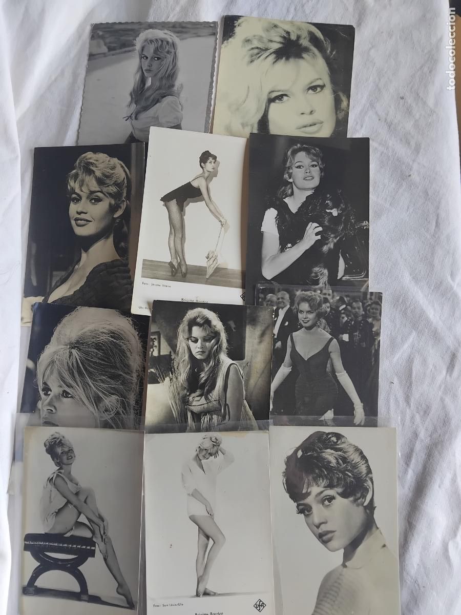 Cine: BRIGITTE BARDOT. 11 FOTOS - POSTALES.